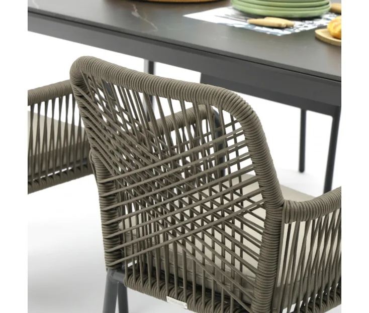 ALICANTE ANTRACIT/TAUPE stol