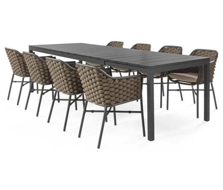 RIO 210-280/LEON tortora 1+8 garden set