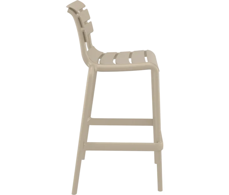 BAR HELEN 75H TAUPE sgabello