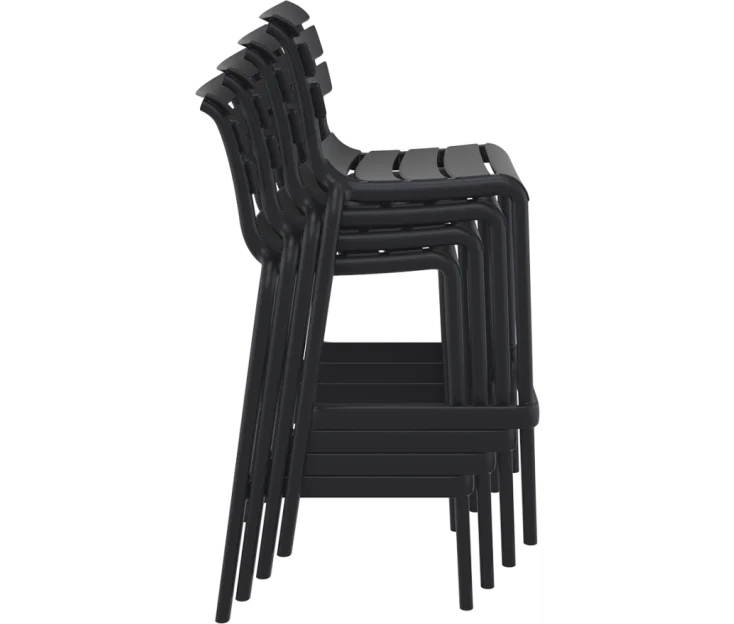 BAR HELEN 75H BLACK bar stool