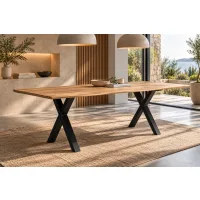 Vali SV 200X100 Solid Oak/X Dining table