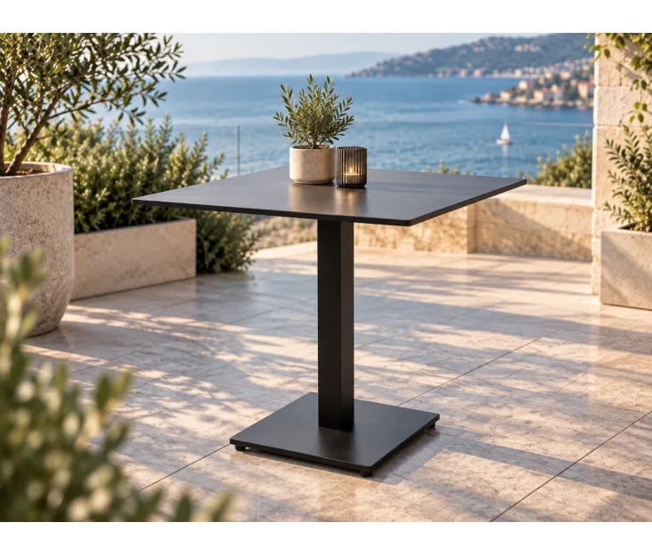 Grigio Antracit 79x79 + DC 707/A tavolo