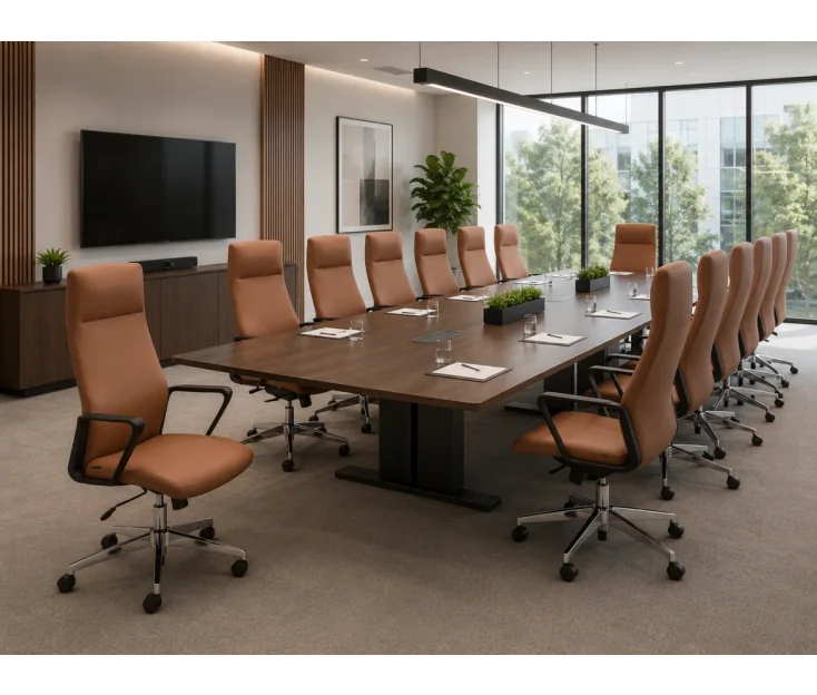 MERKUR COGNAC sedia da ufficio professionale