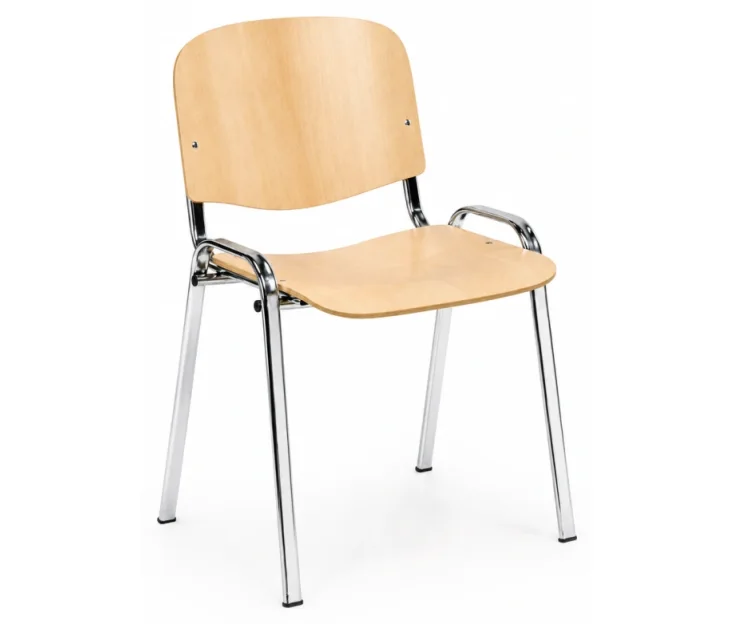 ISO natur crom sedia di legno