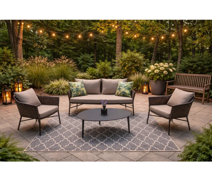 PANAMA ANTRACIT/TORTORA vrtna garnitura