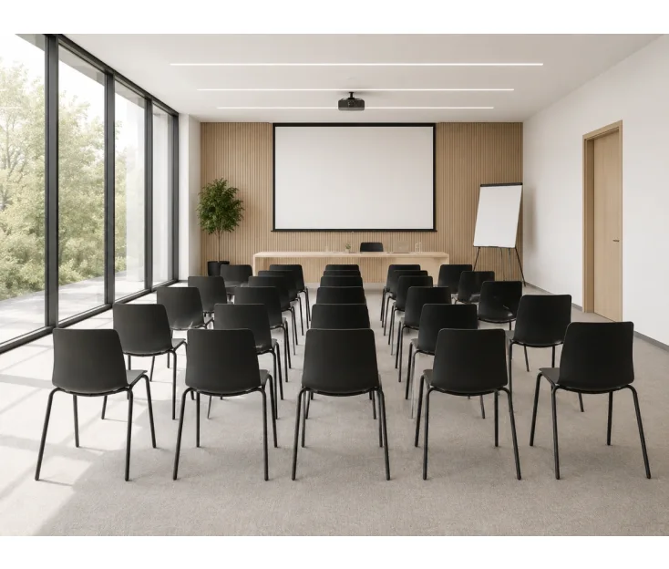 Gema Conference grey/black Sedia da conferenza