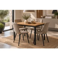 square 120x80 / Ana 1+4 Set da pranzo