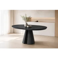 ROVERE 120+45 BLACK Blagovaonski stol