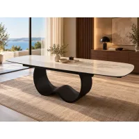 Vortex Beige 200+45+45X110 Jedilna miza