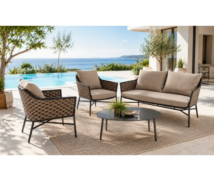 PANAMA ANTRACIT/TORTORA garden set