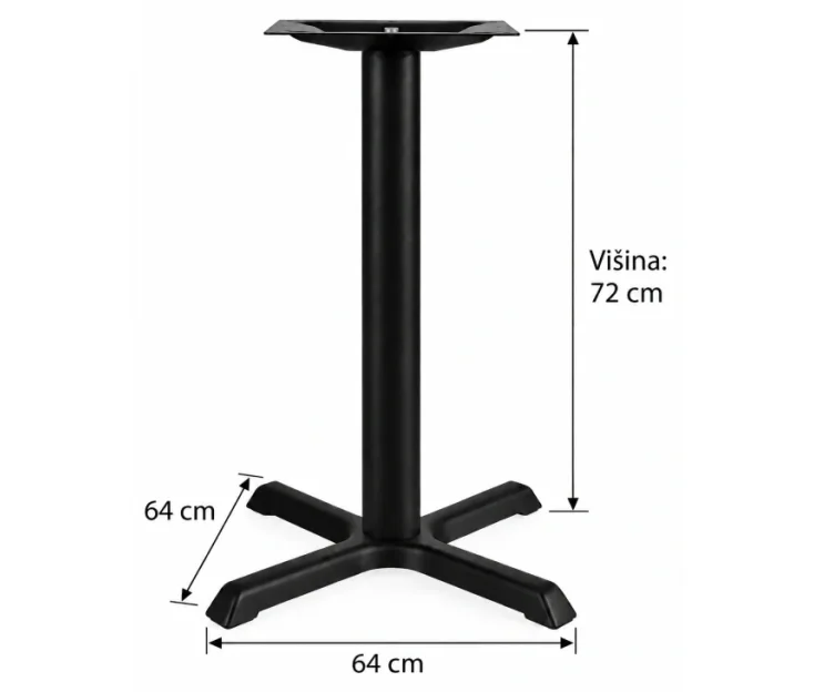 dc vision table base