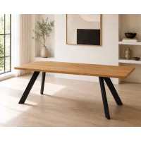 VALI ECO 200X100 MASIVA HRAST masivni stol iz hrasta