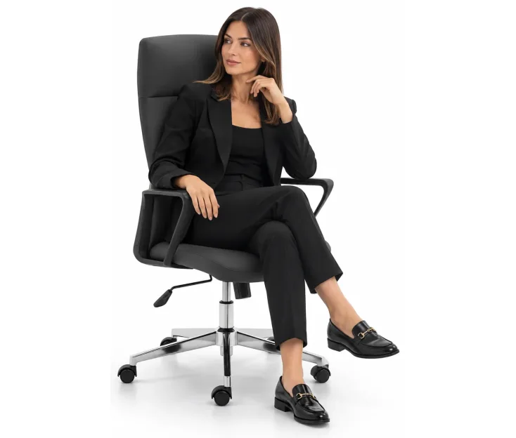 Merkur Black Profesionalna stolica za ured