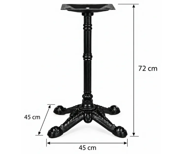 DC 106 RUSTIKA 4 - h72 cm table underbase