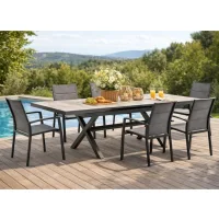 Adeline 200-260/Oasis Pro 1+6 Set da giardino