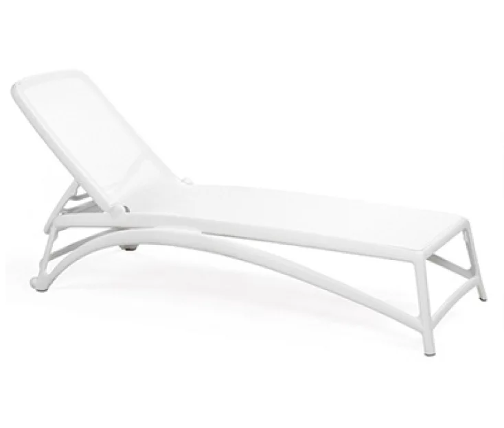 Ležalnik Atlantico bel