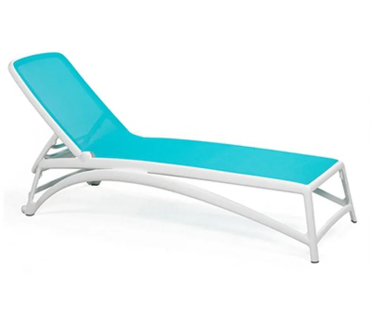 Ležalnik Atlantico moder