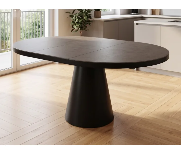 Aura Black FI120+40 tavolo da pranzo