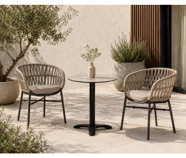 Casablanca antracit/beige stolica