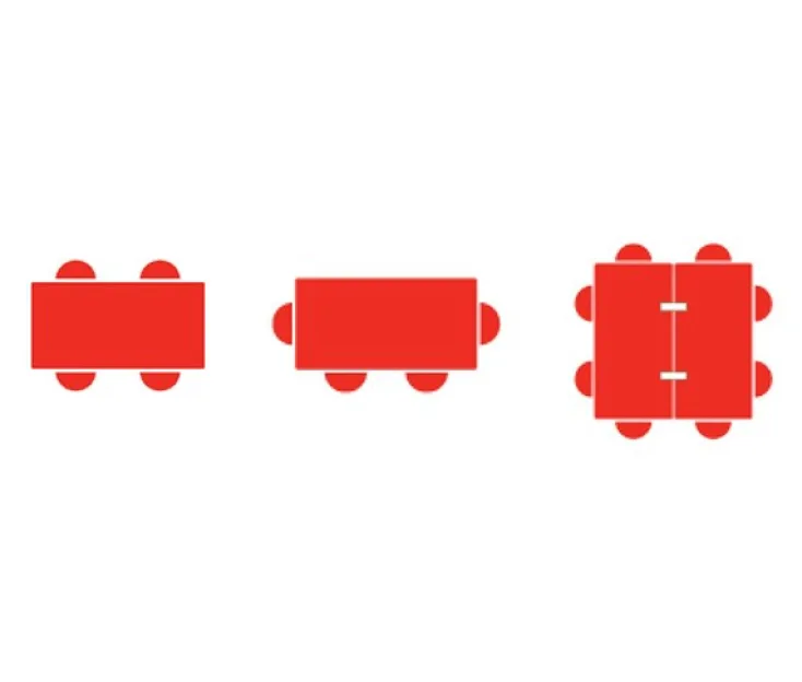 Mahler 152X75,5 CM catering table