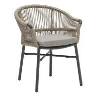 BENI antracit/tortora sedia