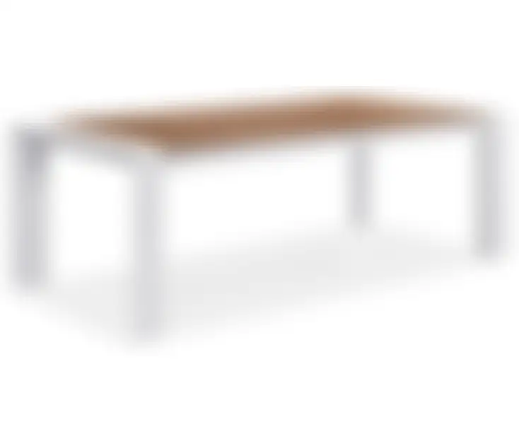 MALDIVI SMALL WHITE/TEAK tavolo da giardino