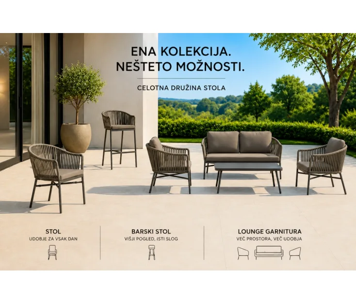 Nina Antracit/Tortora Stol