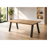 VITRA 200X90 HRAST blagovaonski stol