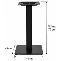 DC 707/45A table base