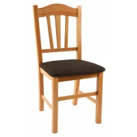 SILVANA NATUR BROWN padded chair