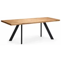 VALI SV 240X100 MASIVA HRAST/X jedilna miza