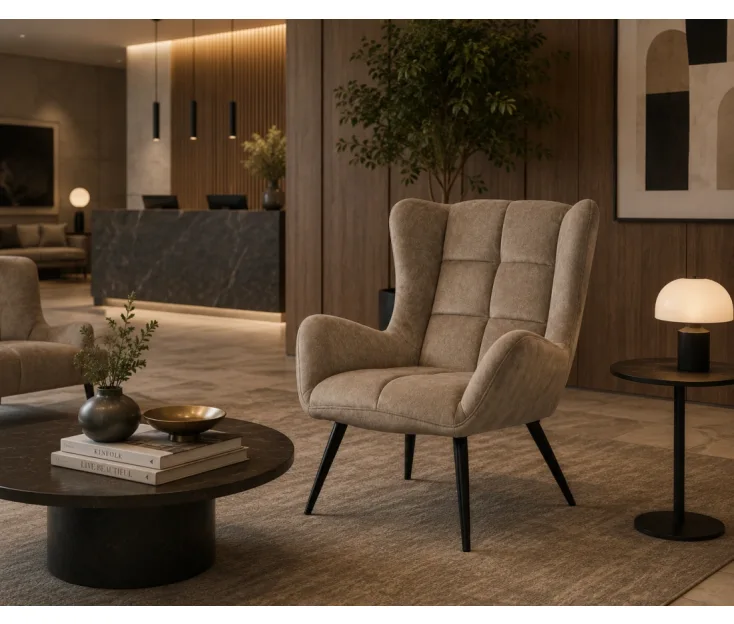 Loni Graphite Lounge poltrona