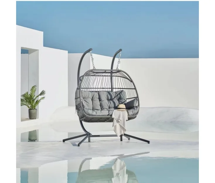 COOL EGG DOUBLE viseči stol jajček za 2 osebi