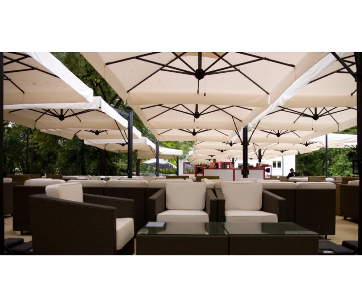 ALU POKER DARK 6X6 SCOLARO suncobran