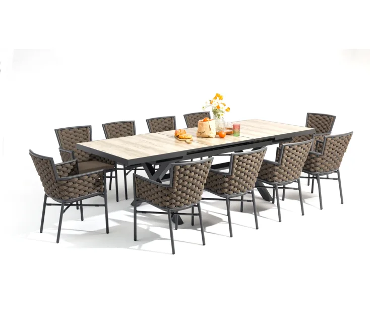 adeline 200-260/mexico tortora 1+8 garden set