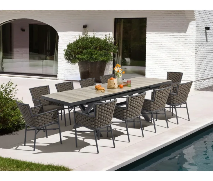 adeline 200-260/mexico tortora 1+8 garden set