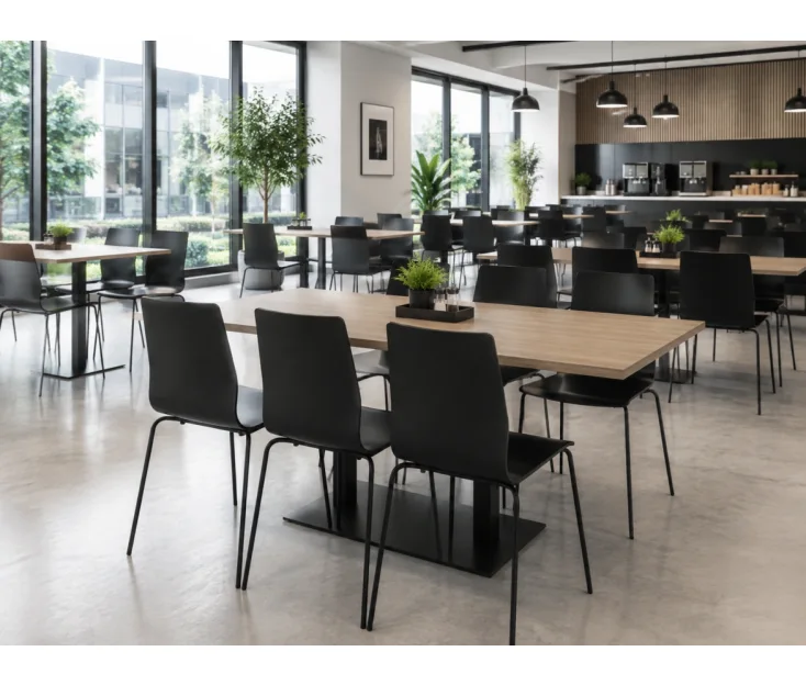 NORMA 4 BLACK modern dining chair