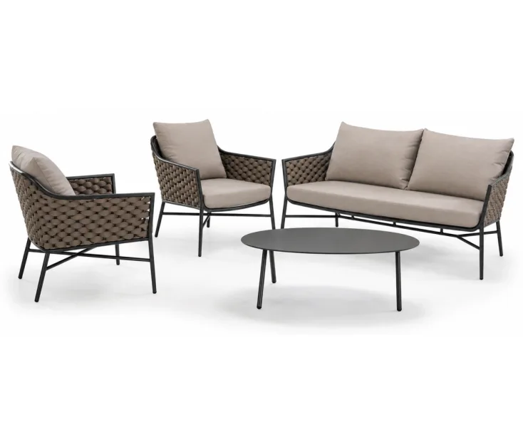 PANAMA ANTRACIT/TORTORA garden set