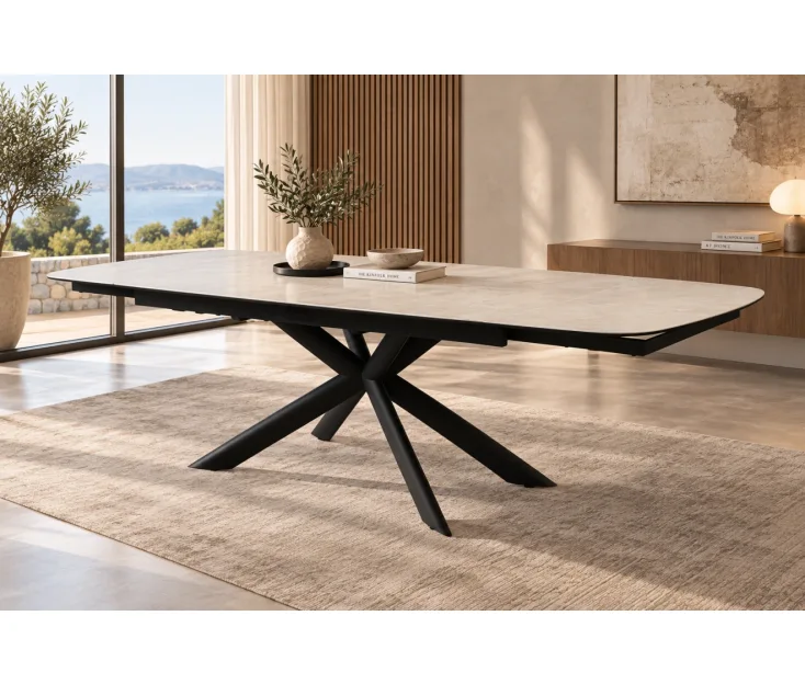 elektrik beige 180+40+40x95x76 električni rastezljivi stol