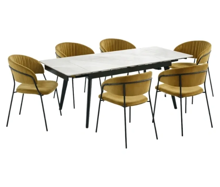 Varese 130+30+30 / Elba 1+6 Dining set