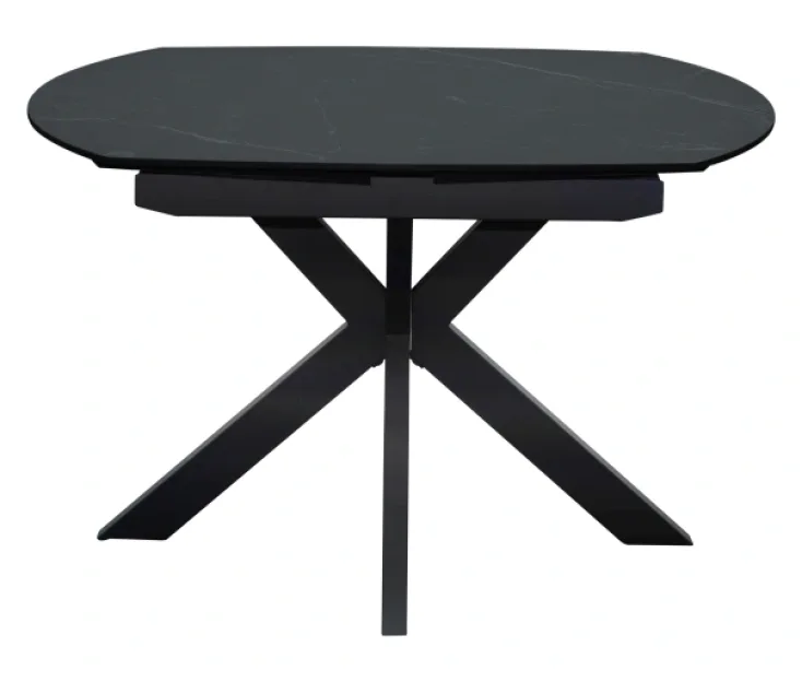 SMART ČRNA 120+30+30X90X77 raztegljiva jedilna miza