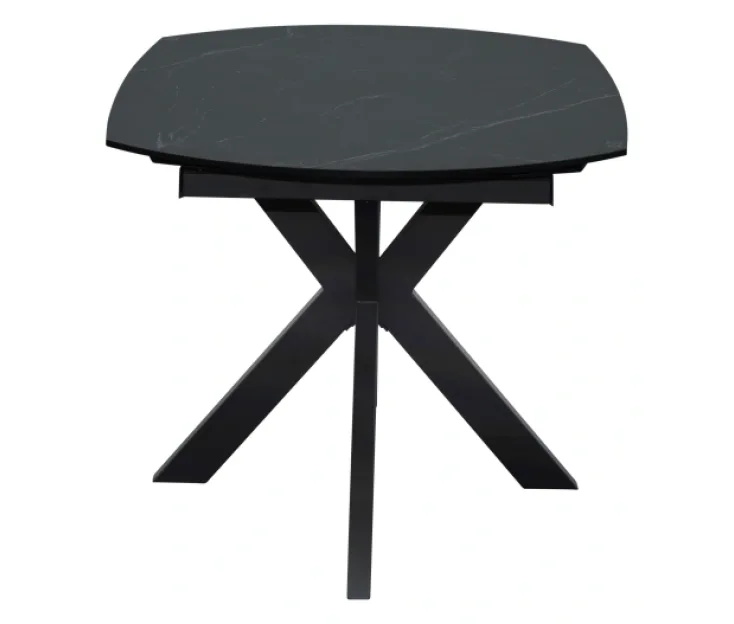 SMART ČRNA 120+30+30X90X77 raztegljiva jedilna miza