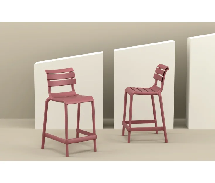 BAR HELEN 75H MARSALA sgabello