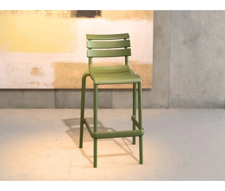 BAR HELEN 75H OLIVE GREEN sgabello