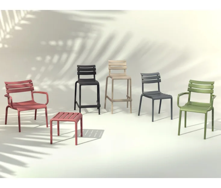 BAR HELEN 75H TAUPE sgabello