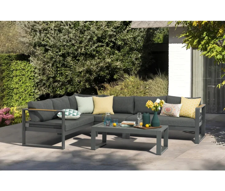 flores ANTRACIT/GRAY vrtna garnitura