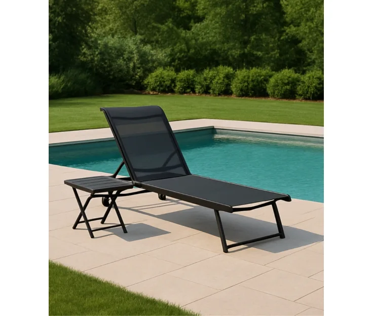 obala antracit ležalnik