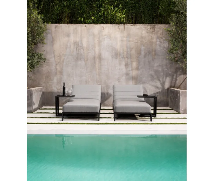 BITE antracit premium ležaljka