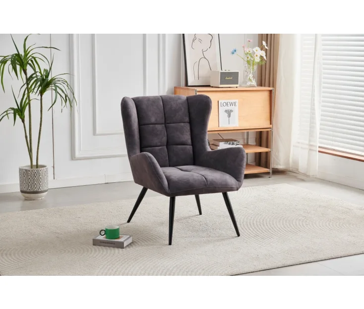 Loni Graphite Lounge stol