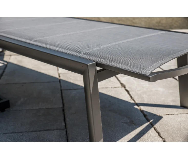 LUX ALU ANTRACIT lettino